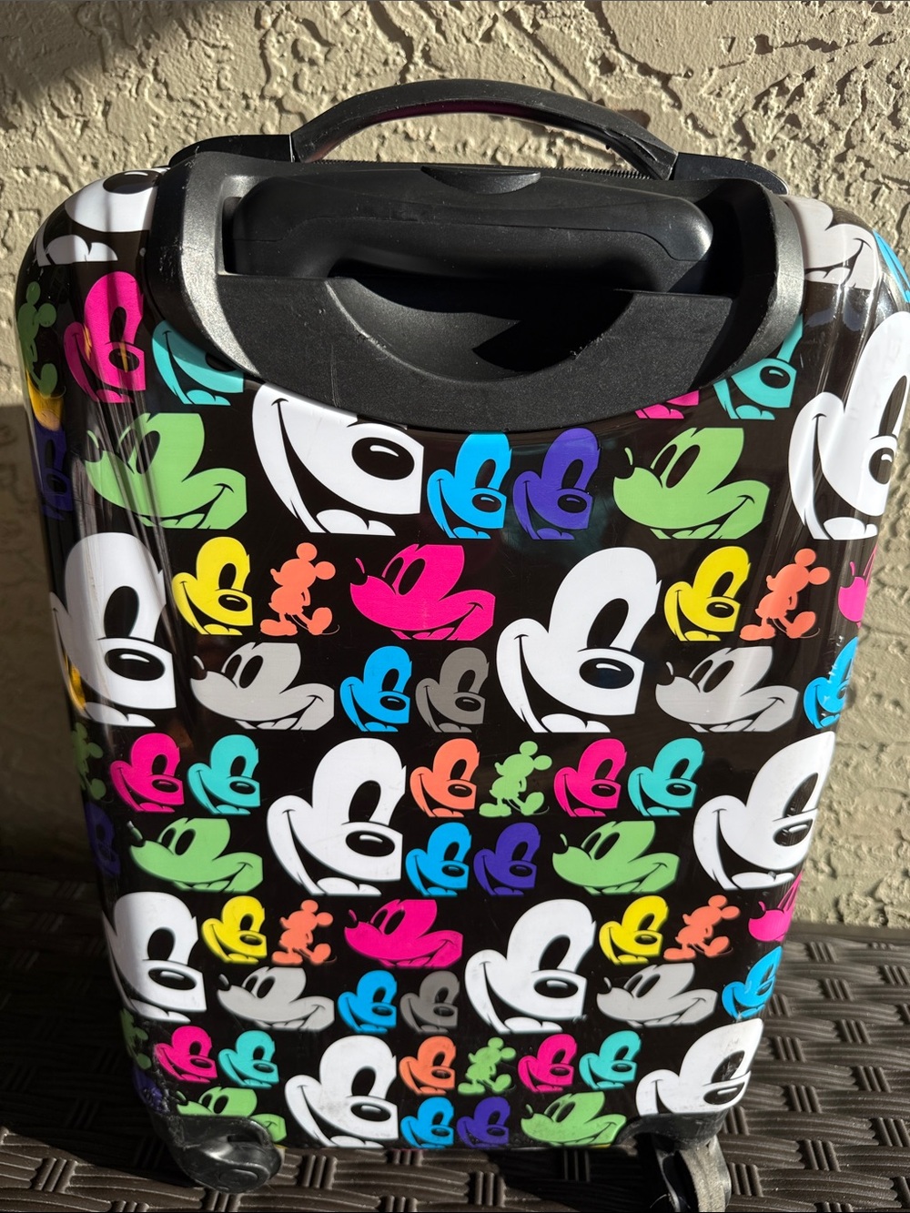 Disney Parks Mickey Mouse Pop Art Luggage 20" Hardcover Suitcase Spinner - Picture 9 of 15